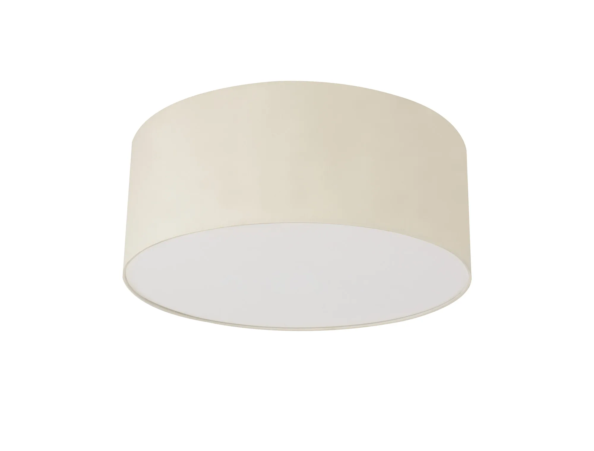 Baymont 50cm Flush 3 Light Ivory Pearl, Frosted Diffuser DK0611  Deco Baymont WH IV